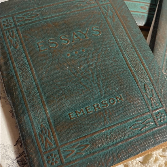 1920’s Green Leather-Bound Famous Authors Set 4 - Picture 2 of 12